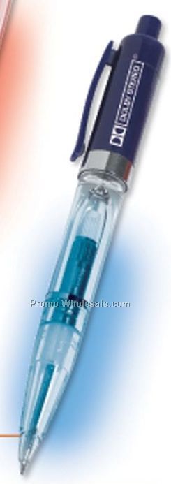 Blue Plastic Light Pen 5 1/2"x1/2" (3 Day Rush)