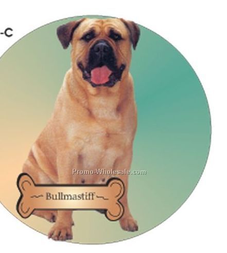 Bullmastiff Dog Acrylic Coaster W/ Felt Back