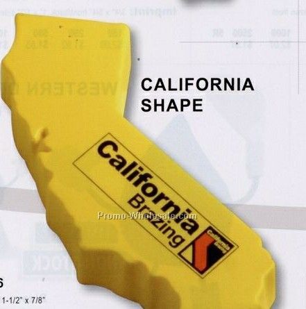 California Shape Squeeze Toy