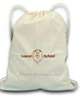 Canvas Drawstring Backpack