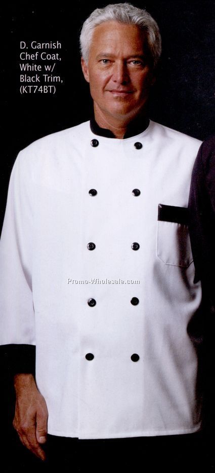 Chef Designs Garnish Chef Unisex Coat (S-xl)