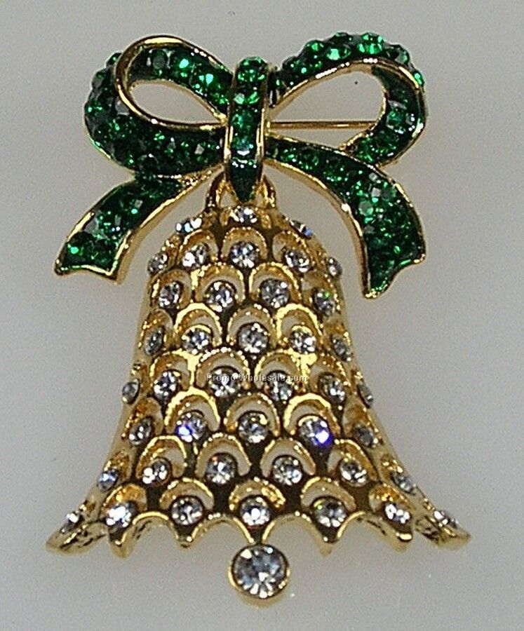 Christmas Rhinestone Broaches