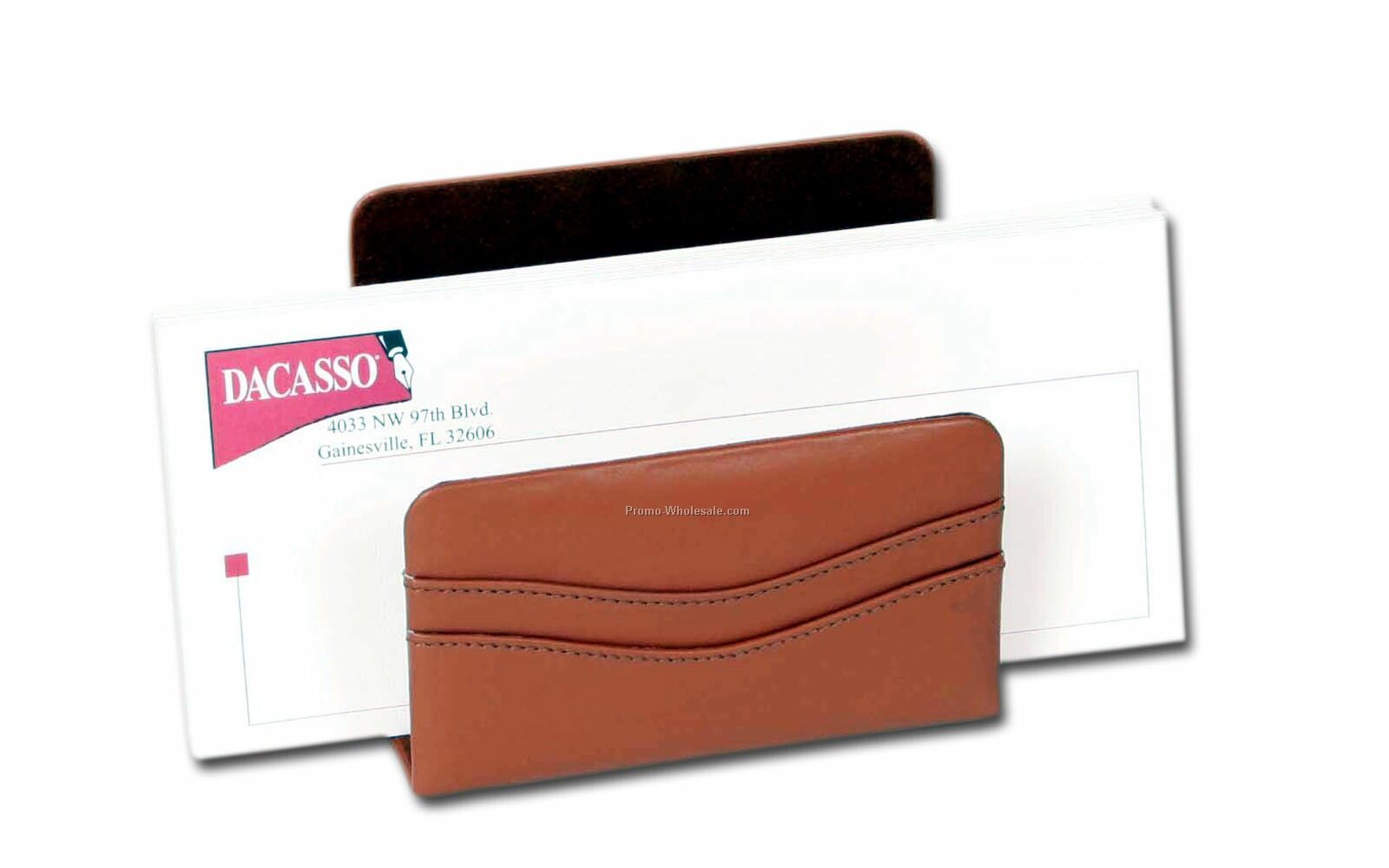 Classic Leather Letter Holder - Tan