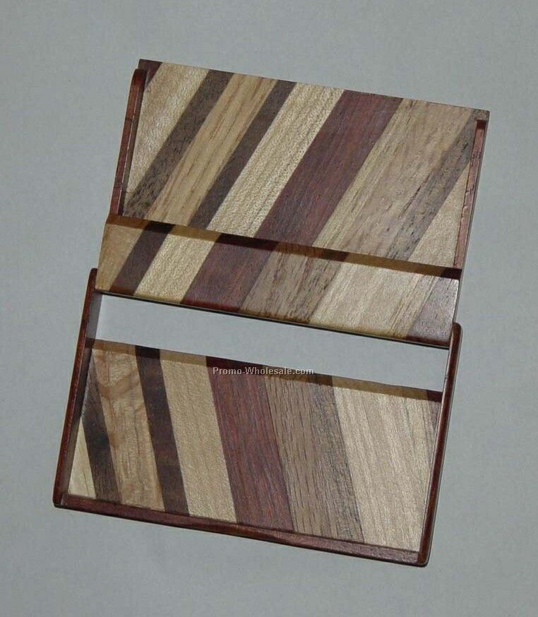 Classic Wooden Cardholder