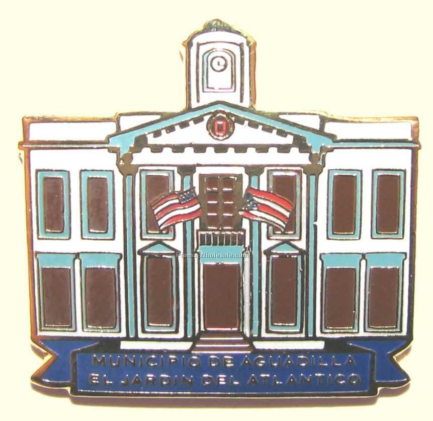 Cloisonne Hard Enamel Pin (3/4")