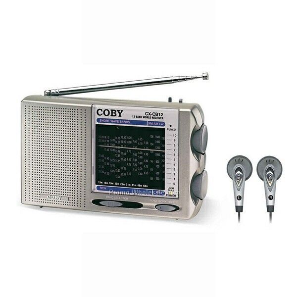 Coby 12 Band AM/FM/Sw Pocket Radio