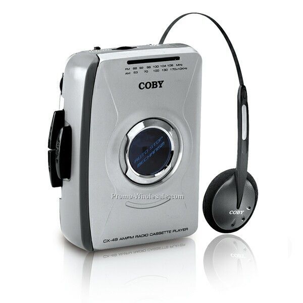 Coby AM/FM Portable Radio Stereo Cassette Player