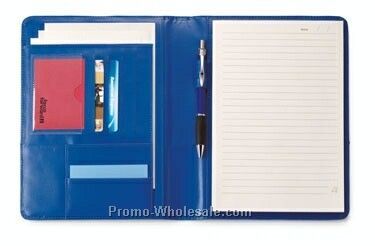 Colorplay Leather Padfolio Combo - 6-1/2"x9-1/2"