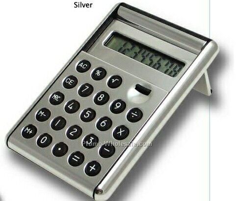 Compact Press Up Metal Calculator