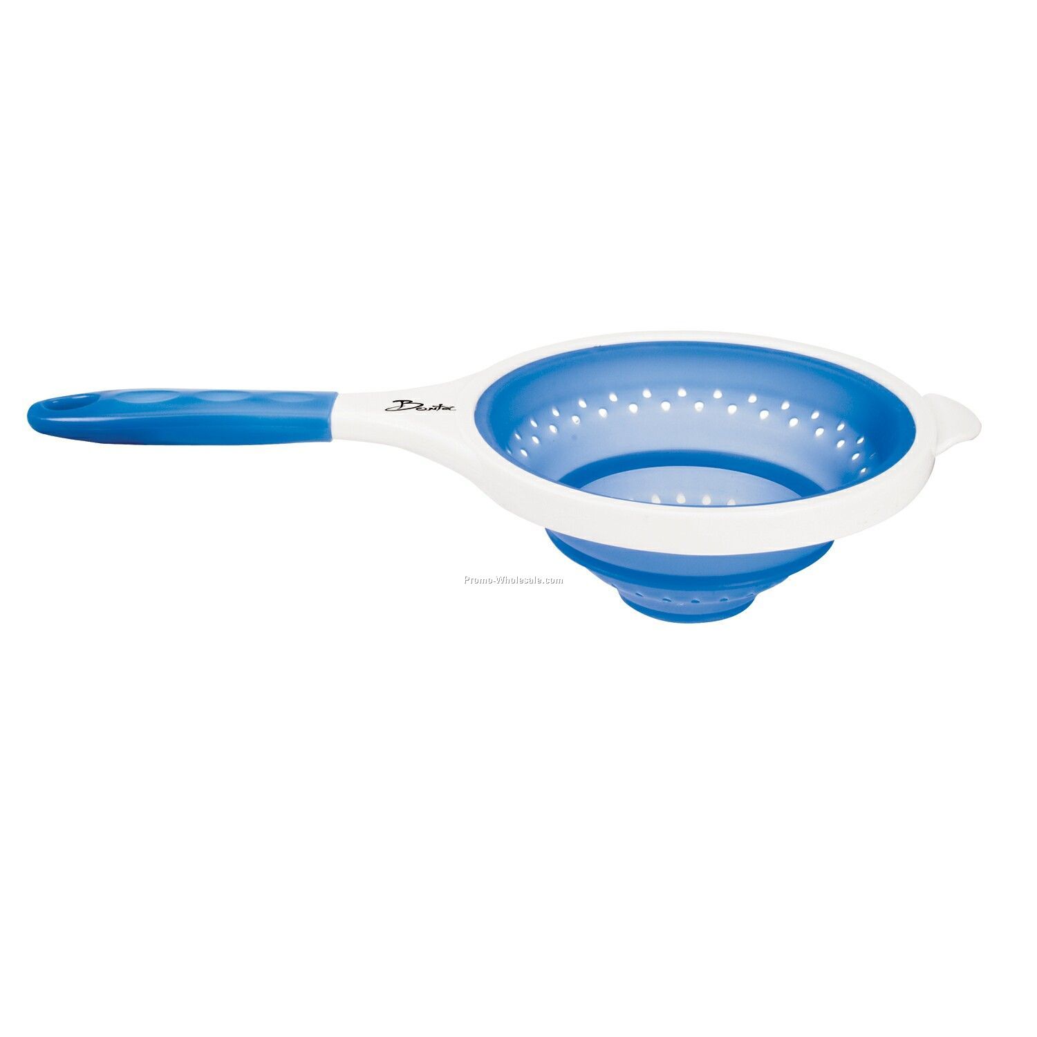 Cool Blue Silicone Colander