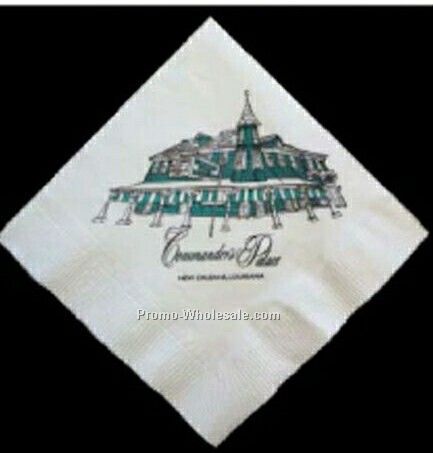 Custom Beverage 1-ply Napkin (2 Color)