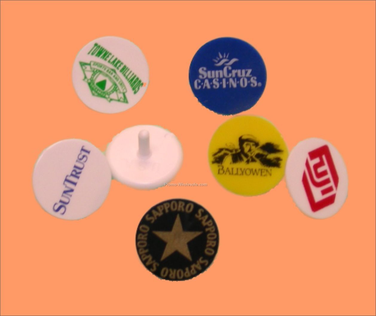 Custom Imprinted Plastic Ball Marker