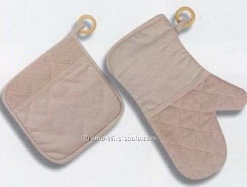 Custom Pot Holder And Oven Mitt