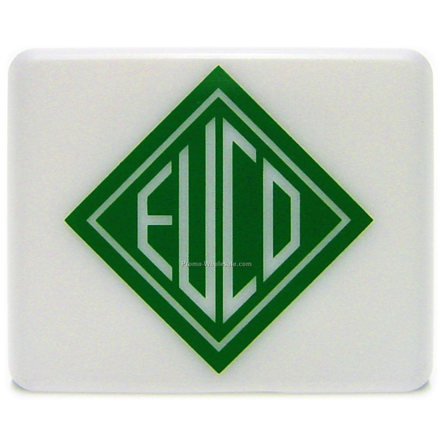 Custom Printed Trailer Hitch Cover - 2" Receiver (White Base)