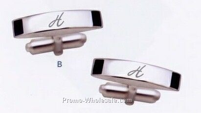 Custom Sterling Silver Cuff Links