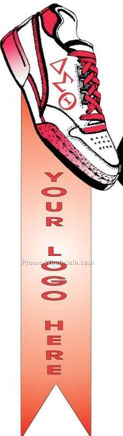 Delta Sigma Theta Sorority Shoes Bookmark W/ Black Back