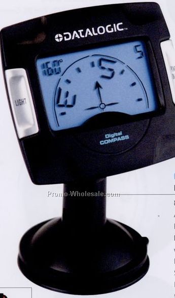 Digital Compass W/ Suction Cup