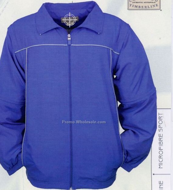 Douglas Microfibre Warm Up Top Jacket With Zip Off Sleeves (2xl-4xl)
