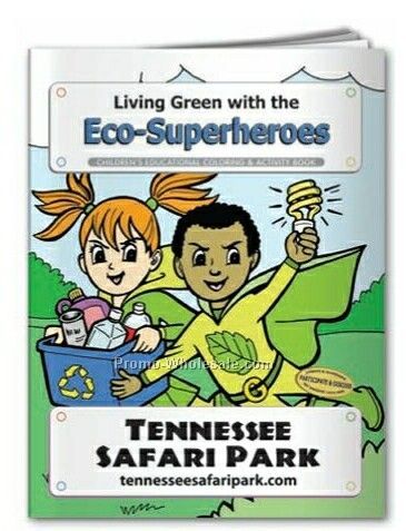 Eco-superheroes Coloring Book