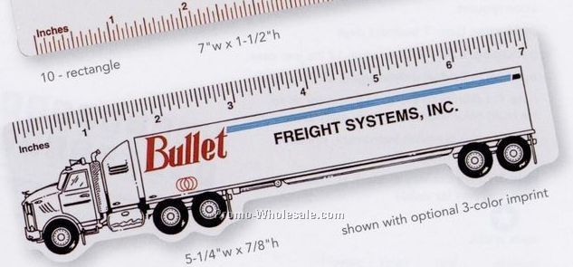 Econ-o-line 7" Shaped Ruler (Truck)