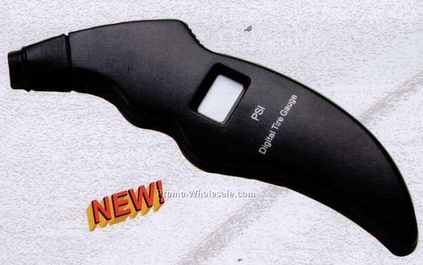 Ergonomic Digital Tire Gauge (6"x1-3/4"x1/2")