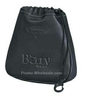 Executive Leather Golf Pouch