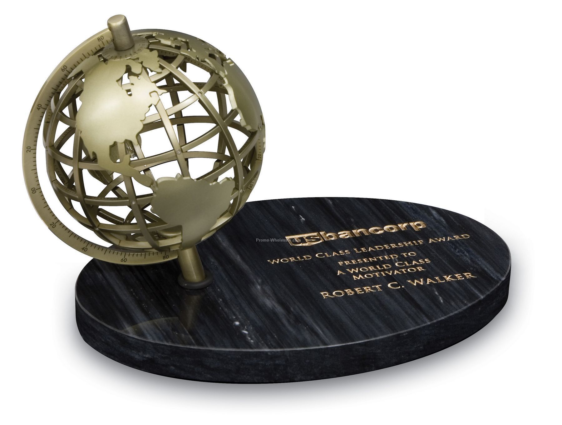 Explorer Global Recognition Award W/ Marble Base