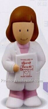 Female Physician Squeeze Toy