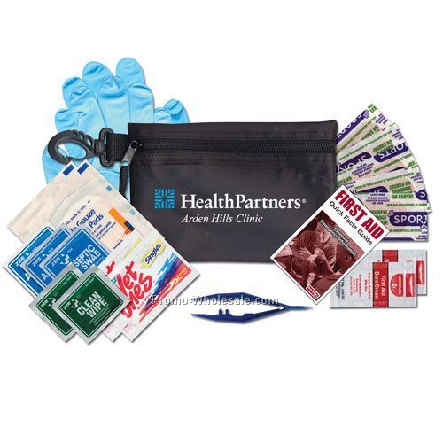 First Aid Kit Pouch W/ Optional Ice Pack 7-1/2"x5" (Standard Shipping)
