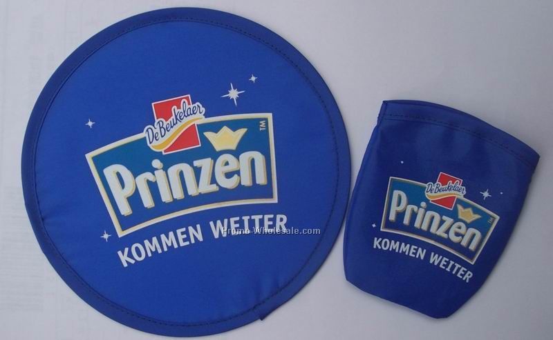 Foldable Frisbee With Carrying Pouch