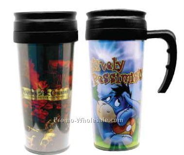 Full Color Insert Travel Tumbler Mug