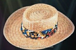 Gambler Hat W/ Floral Band