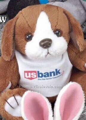 Gb Brite Plush Beanie Stuffed Puppy (6")