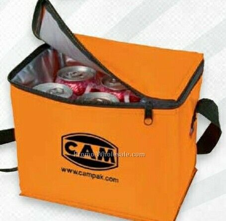 Giftcor Orange I-cool 6 Can Cooler Bag 7"x9"x6"