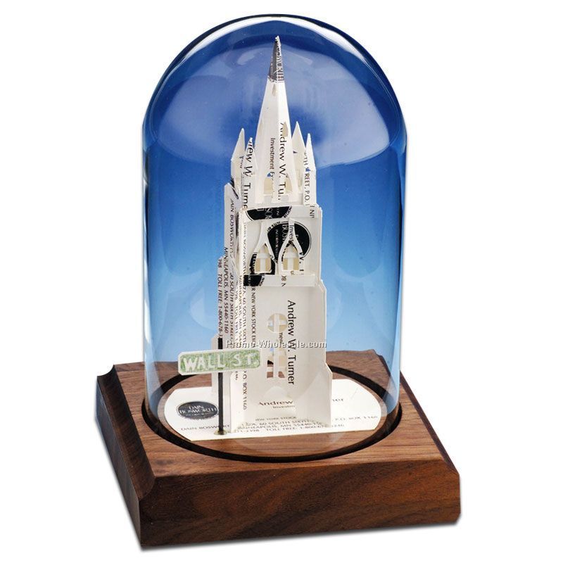 Glass Dome Business Card Sculpture - Trinity Church