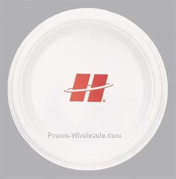 High Line 7" White Plastic Plate