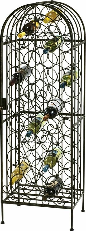 Howard Miller Wine Arbor Wrought Iron Wine Rack (Blank)