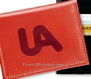 I.d. Card Case W/ Credit Card Slots - Top Grain Cowhide