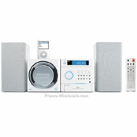 Iluv 2.1ch Mini System With Mp3 CD Playback & USB Port - Wht