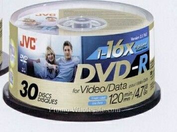 Jvc Recordable DVD-R Discs (30 Pack Spindle)
