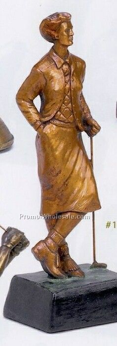 Lady Golfer Sculpture