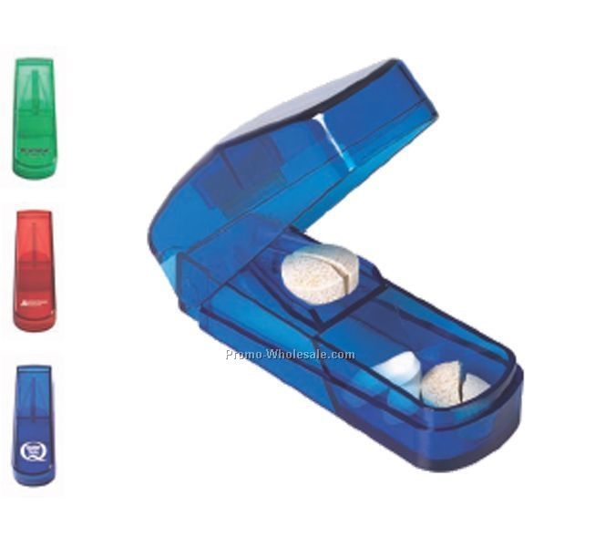 Lancelot Rectangle Translucent Pill Cutter (3 Day Shipping)