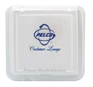 Large, Open Foam Hinged Deli Container