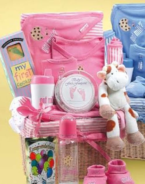 Large Got Milk? Girl Baby Gift Assortment