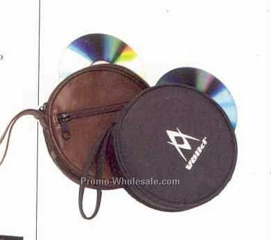 Leather Round 12 CD Case