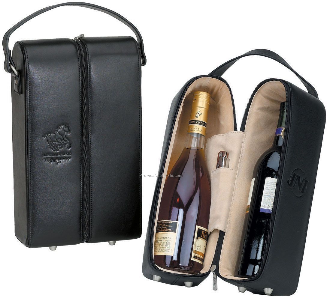 Leather Wine Tote Case