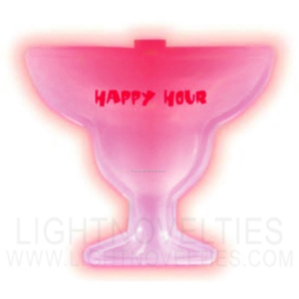 Light Up Pendant Necklace - Margarita - Purple Or Pink
