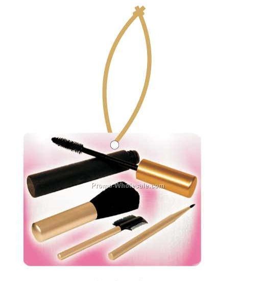 Makeup Brushes Executive Line Ornament W/ Mirror Back (4 Square Inch)
