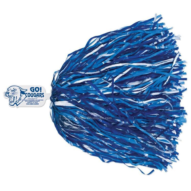 Mascot Pom Poms W/ Up To 4 Mixed Steamer Colors - Cougar End