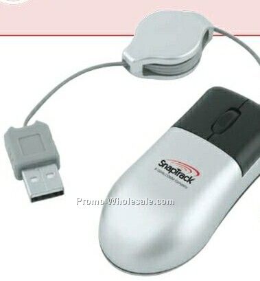Matte Silver Optical USB Mouse